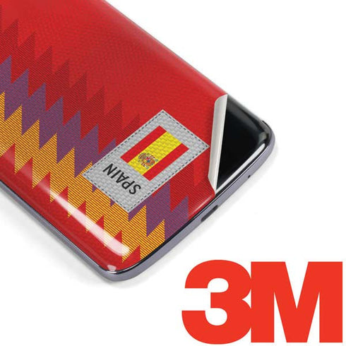 Spain Soccer Flag Moto E5 Plus Skin